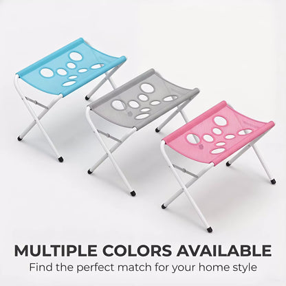 Portable Foldable Hands Free Stainless Steel Frame Breathable Mesh Support Pet Shower Rack Dog Bathing Stand For