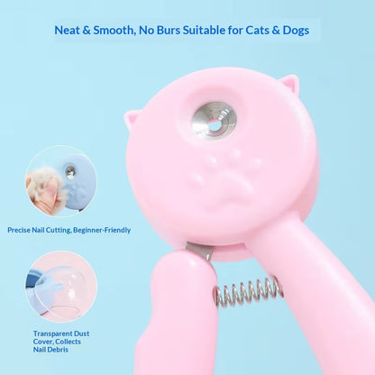 Pet Hot Sale Stock High Quality Professional Portable Nail Claw Cutter Acrylic Scissors File Kit Cats Dog Clippers Grooming