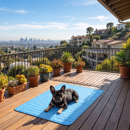 Ayvela FrostPad Dog Cooling Mat — Self-Cooling Ice Silk Pad for Pets